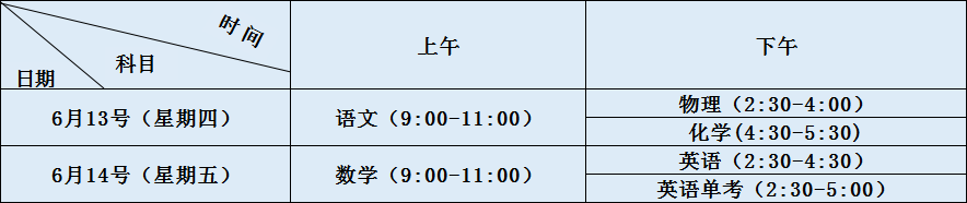 2020年養(yǎng)馬中學初升高考試時間是否有調整？